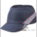 代尔塔 5厘米帽檐PU涂层聚酰胺轻型防撞帽(黑色)