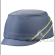 代尔塔 3厘米帽檐PU涂层聚酰胺轻型防撞帽(灰色)
