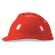 MSA 针织布吸汗带PE安全帽 V-Gard PE帽壳 红