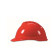 MSA V-Gard500 PVC吸汗带PE安全帽 10146585 红色