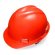 MSA/梅思安 V-Gard ABS 标准型安全帽 ABS帽壳 超爱戴帽衬 针织布吸汗带 D型下颏带 10172892