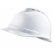 MSA/梅思安 V-Gard PE 豪华型安全帽 PE帽壳 带透气孔 超爱戴帽衬 针织布吸汗带 D型下颏带 10172512