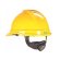 梅思安 V-Gard PE 豪华型安全帽 PE帽壳 带透气孔 超爱戴帽衬 针织布吸汗带 D型下颏带 10172513