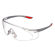 霍尼韦尔(Honeywell) S300A亚洲超轻款，灰红镜框，透明镜片，防刮擦眼镜；300100
