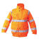 博迪嘉 高可视警示雨衣 防风防雨夹克 荧光橘红色 S码；GN410B-S