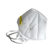 冠桦 折叠立体口罩(白色) G901  2只/袋 25袋/盒 10盒/箱
