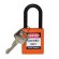 贝迪(BRADY) 安全挂锁,通体绝缘,锁梁高度1.5,异芯,橙色；123328