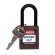 贝迪(BRADY) 安全挂锁,通体绝缘,锁梁高度1.5,异芯,棕色,6/包；123357