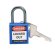 贝迪(BRADY) 安全挂锁,铝合金锁钩,锁梁高度1,异芯,蓝色,6/包；118929