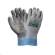 海太尔 针织手腕牛二层皮银灰色均码24.5cm超级防割PU手套 0054