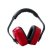 蓝鹰 PE耳罩杯ABS耳罩弓红色降噪耳罩；EM92RD